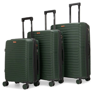 Excavator 3 Piece Expandable Tough Luggage Set - By Baano