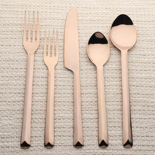 Ariella PVD 5 Pc. Flatware Set INOX Artisans