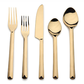 Ariella PVD 5 Pc. Flatware Set INOX Artisans