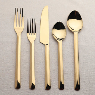 Ariella PVD 5 Pc. Flatware Set INOX Artisans