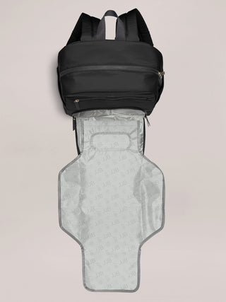 Deluxe Backpack Diaper Bag - Black - By Baano