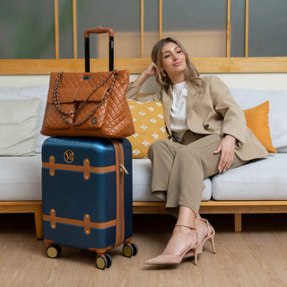 Grace 3 Piece Expandable Retro Luggage Set - By Baano