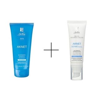 BioNike Aknet Purifying Cleansing Gel 200 ml + Bionike Aknet Dermocontrol 40 ml - By Baano