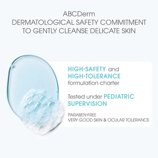 Bioderma Abcderm Foaming Baby & Child Hair and Body Cleansing Gel 1 L -2 Pack - By Baano