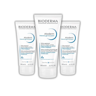 Bioderma Atoderm Foaming Gel 200 ml - Face Wash Gel -3 Pack - By Baano