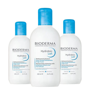 Bioderma Hydrabio Milky Cleanser 250ml -3 Pack - By Baano
