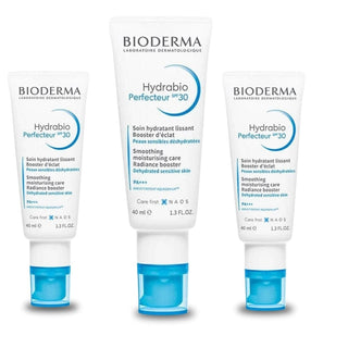 Bioderma Hydrabio Perfecteur Spf30 Moisturising Cream 40 ml -3 Pack - By Baano