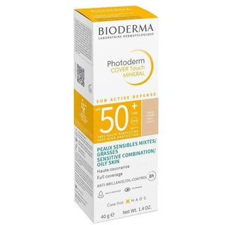 Bioderma Photoderm Cover Touch Mineral Spf50+ 40 gr - Very Light -3 Pack - By Baano