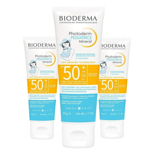Bioderma Photoderm Pediatrics Mineral SPF50+ 50 ml -3 Pack - By Baano