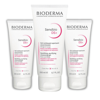 Bioderma Sensibio DS+ Foaming Skin Cleansing Gel 200 ml -3 Pack Chivela