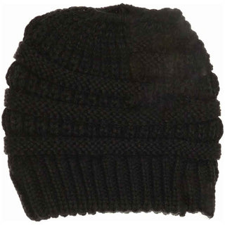 Kids Solid Classic C.C Beanie Tail