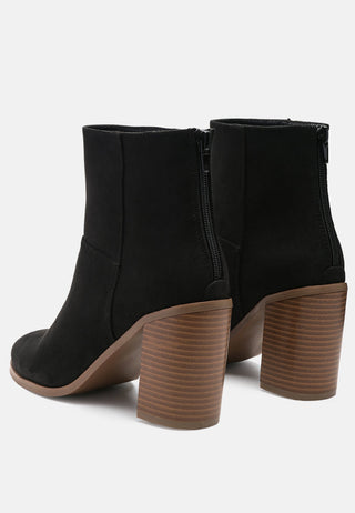 Block Heeled Ankle Boots