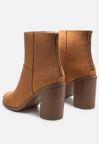 Block Heeled Ankle Boots