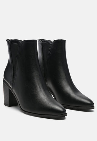 Block Heeled Chelsea Boots