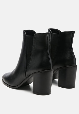 Block Heeled Chelsea Boots