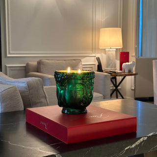 Cleopatra | 24K Gold Emerald Green Glass Buddha Royale - By Baano