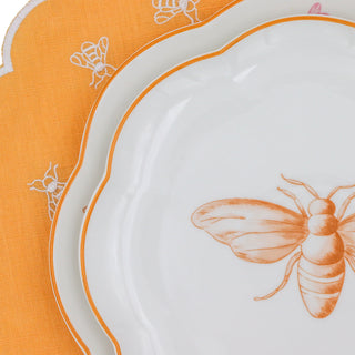Bumble Homecoming Scalloped Starter Plate - Set of 4 (+1 Bonus Plate)