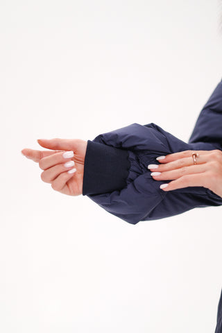 Genuine Silver Fox Down Fill Coat