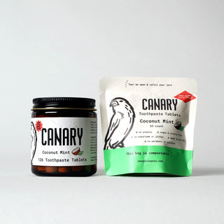 Coconut Mint Toothpaste Tablets Canary