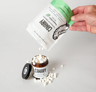 4 Pack Sampler of Canary Toothpaste Tablets - By Baano