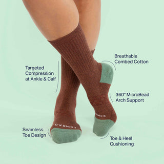 Combed Cotton Crew Socks