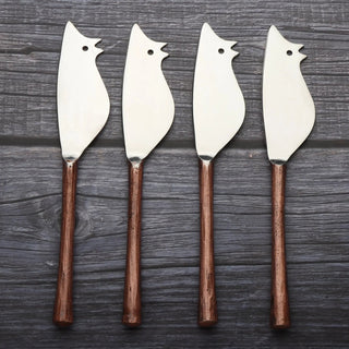 CAMELLIA RATONCITO CHEESE SPREADER/KNIFE 4 PC. SET