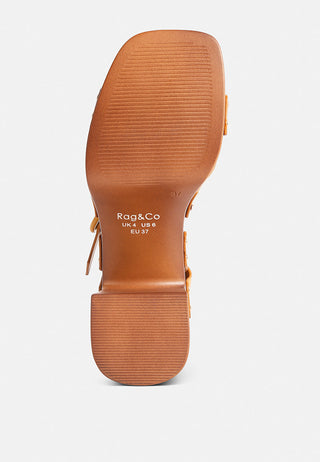 Cristina Cross Strap Embellished Heels