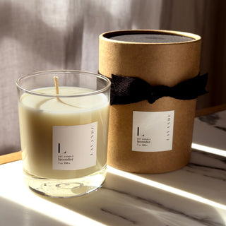 Candle - Lavender Soy Candle - By Baano