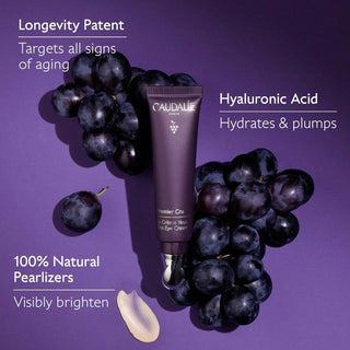 Caudalie Premier Cru Anti-Aging Eye Cream for Fine Lines and Wrinkles 15 ml -NEW - By Baano