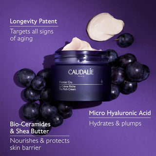Caudalie Premier Cru Skin Barrier Rich Moisturizer with Ceramides 50 ml -NEW Chivela