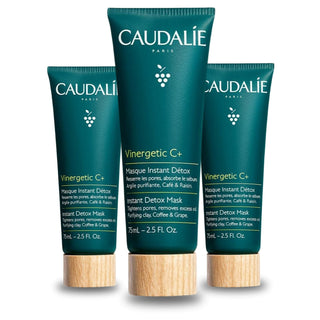 Caudalie Vinergetic C Instant Detox Mask 75 ml -3 Pack