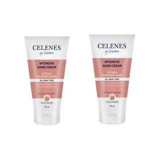 Celenes by Sweden Cloudberry Intensive Hand Cream 75 ml / 2.5 fl oz -2 Pack - By Baano