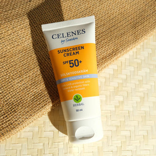 Celenes by Sweden Herbal Sunscreen Face Cream Spf 50 Dry / Sensitive 50 ml / 1.7 fl oz - By Baano