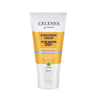 Celenes by Sweden Herbal Sunscreen Face Cream Spf 50 Dry / Sensitive 50 ml / 1.7 fl oz - By Baano