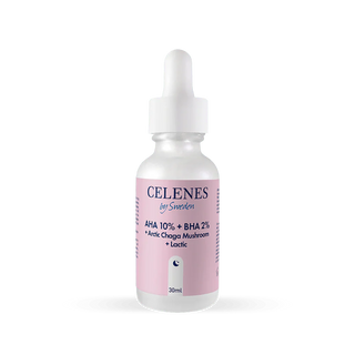 Celenes by Sweden Rena AHA 10% + BHA 2% + Arctic Chaga Mushroom + Lactic 30 ml Chivela