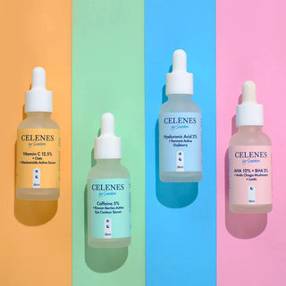 Celenes by Sweden Rena Caffeine 5% + Rowan Berries Active Eye Contour Serum 30 ml - By Baano