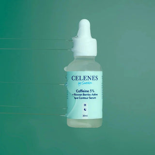 Celenes by Sweden Rena Caffeine 5% + Rowan Berries Active Eye Contour Serum 30 ml - By Baano