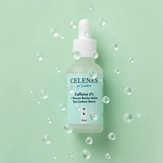 Celenes by Sweden Rena Caffeine 5% + Rowan Berries Active Eye Contour Serum 30 ml - By Baano