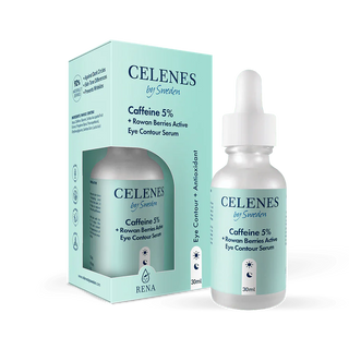 Celenes by Sweden Rena Caffeine 5% + Rowan Berries Active Eye Contour Serum 30 ml - By Baano