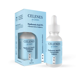 Celenes by Sweden Rena Hyaluronic Acid 2% +Ferment Active Gojiberry 30 ml - By Baano