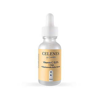 Celenes by Sweden Rena Vitamin C 12.5% + Oats + Niacinamide Active Serum 30 ml Chivela