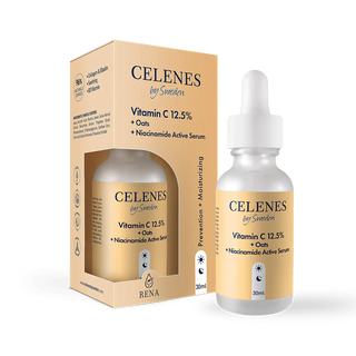 Celenes by Sweden Rena Vitamin C 12.5% + Oats + Niacinamide Active Serum 30 ml Chivela