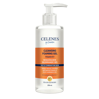 Celenes by Sweden Sea Buckthorn Cleansing Foaming Gel 250 ml / 8.5 fl oz Chivela