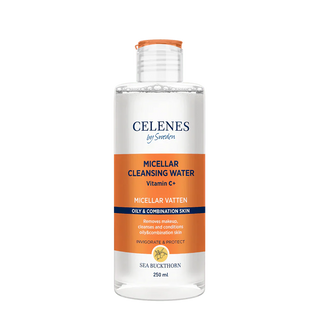 Celenes by Sweden Sea Buckthorn Micellar Cleasing Water 250 ml / 8.5 fl oz - By Baano