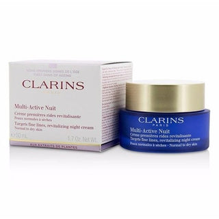 Clarins Multi Active Night Cream Dry Skin Moisturizer - By Baano