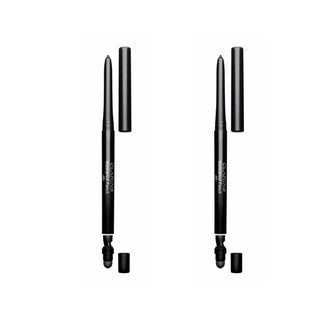Clarins Waterproof Eye Pencil 01 Noir / Black Eyeliner -2 Pack - By Baano