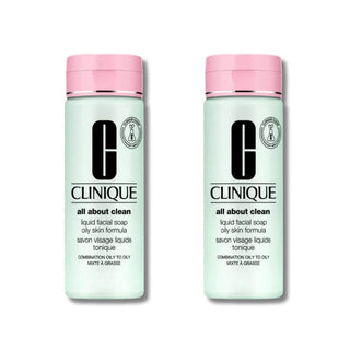 Clinique All About Clean Liquid Facial Soap  200 ml -2 Pack Chivela