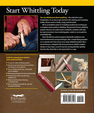 Complete Starter Guide to Whittling: 24 Easy Projects You Can Make in a Weekend (Spiral Bound) Lay it Flat Publishing Group
