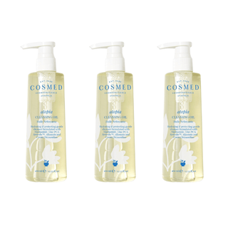 Cosmed Cleansing Oil for Face and Body - Oil Based Cleanser 400 ml 3 Pack Chivela