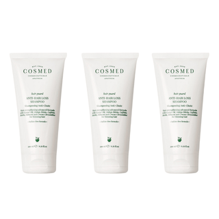 Cosmed Hair Guard Anti Hair Loss Shampoo - Sulfate Free, Salt Free Anti Hair Loss Shampoo 200 Ml 3 Pack Chivela